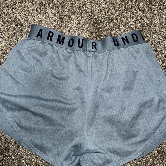 Under Armour Women's Athletic Gray Shorts - Picture 3 of 5